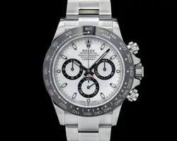 ROLEX 116500LN DAYTONA 116500 CERAMIC BEZEL SS / WHITE DIAL 2021