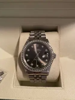ROLEX DATEJUST 36MM DIAMOND BEZEL