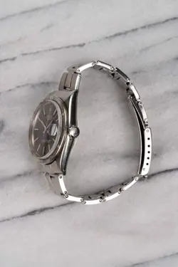 Vintage Rolex Oyster Perpetual Date 70s Ref 1501 Grey Dial 34mm Case.