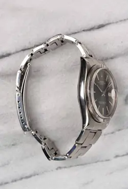 Vintage Rolex Oyster Perpetual Date 70s Ref 1501 Grey Dial 34mm Case.