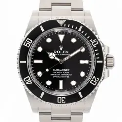 ROLEX SUBMARINER NON DATE 41 124060 WARRANTY 2021 BOX/PAPER