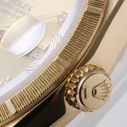 ROLEX Day Date Bark 8P Diamond/2P Bucket Diamond 18248A Champagne Gold L Num...