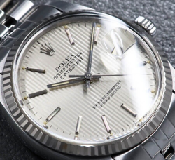 Rolex Datejust Ref.16014 Tapestry Dial 36mm SS WG Automatic Date 1984s Men's wat