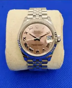 ROLEX LADIES DATEJUST 31MM CHAMPAGNE DIAL STAINLESS STEEL