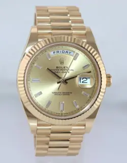 BAGUETTE DIAMOND GOLD