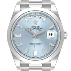 DIAL PLATINUM WATCH