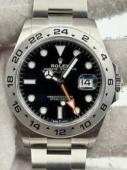 ROLEX EXPLORER II 42MM BLACK DIAL 226570 BOX & PAPERS 2023