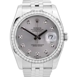 SILVER 36MM 18K