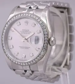 SILVER 36MM 18K
