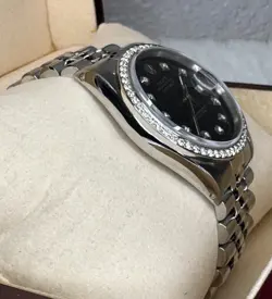 DIAMONDS BEZEL BLACK