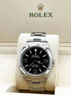ROLEX 214270 EXPLORER 39MM BLACK DIAL STAINLESS STEEL