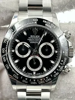 ROLEX COSMOGRAPH DAYTONA BLACK DIAL 116500LN BOX & PAPERS 2023