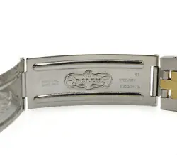 Rolex OP Datejust Mens Two-Tone Watch Ref 16013 Silver Dial 36mm #W124193-1