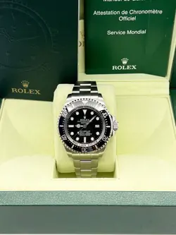 ROLEX DEEPSEA SEA DWELLER 116660 44MM BLACK CERAMIC STAINLESS STEEL BOX BOOKLET
