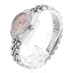 ROLEX Datejust 179174 Pink Roman 3-row Jubilee bracelet Random Number second...