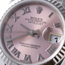 ROLEX Datejust 179174 Pink Roman 3-row Jubilee bracelet Random Number second...