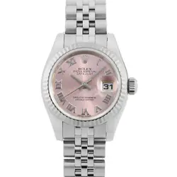 ROLEX Datejust 179174 Pink Roman 3-row Jubilee bracelet Random Number second...