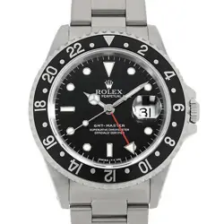 ROLEX GMT MASTER 16700 BLACK ALL TRITIUM U NUMBER SECOND HAND MENS