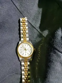 ROLEX DATEJUST 26MM WHITE DIAL WATCH