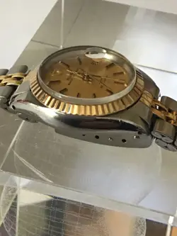GOLD/STEEL LADIES WRISTWATCH