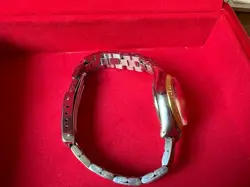 ROLEX OYSTER PERPETUAL LADIES WATCH_GOLD DIAL & DIAMOND MARKERS_SERVICED