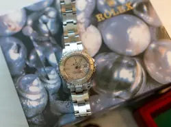 ROLEX YACHT-MASTER 169622 SILVER OYSTER BRACELET WITH SILVER BEZEL