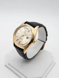 Vintage $25,000 ROLEX PRESIDENT 1803 Mens 36mm 18k Yellow Gold Watch SERVICED