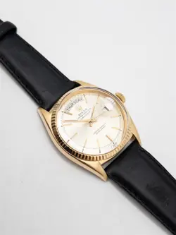 Vintage $25,000 ROLEX PRESIDENT 1803 Mens 36mm 18k Yellow Gold Watch SERVICED