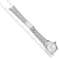 ROLEX DATEJUST STEEL WHITE GOLD SILVER DIAL VINTAGE MENS WATCH 16014
