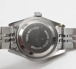 $13K Tiffany & Co ROLEX DATEJUST SS 18k White Gold Diamond Ladies Watch 69174