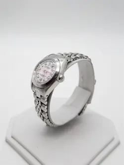 ESTATE $8000 ROLEX OYSTER PERPETUAL PINK  MOP DIAMOND SS LADIES WATCH SERVICED