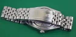 Vintage 1966 Tudor Oyster Prince Rolex Band Original Black Rose Dial  Men Watch