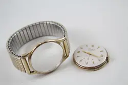 MENS ROLEX PRECISION 9CT GOLD WATCH HAND-WIND SPARES & REPAIRS