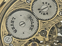SUPERB MENS ROLEX SKELETON MARRIAGE WATCH AUTHENTIC 1920'S ROLEX LEVER MOVEMENT
