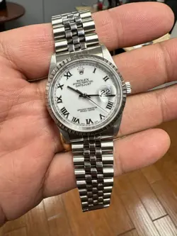 ROLEX DATEJUST 16220 STAINLESS STEEL 36MM MEN'S WATCH