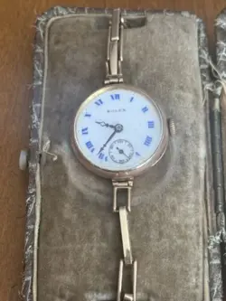 ANTIQUE ROLEX 9CT SOLID GOLD COCKTAIL WATCH
