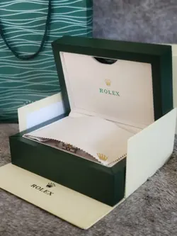 *NEW* Rolex DateJust 36 Silver Palm Motif 18K Rose Oyster 126201 Watch