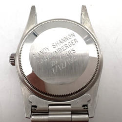 Mens Rolex OP Air-King 14010 34mm Engine Turned Bezel Wrist Watch Lot.301