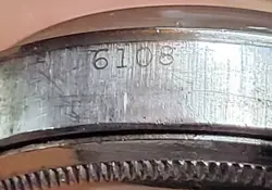 Vintage Rolex Oyster Perpetual Ref. 6108 "SEMI  BUBBLEBACK"