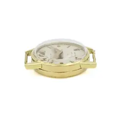 Vintage Rolex Precision Ladies 18k Watch Ref 4779 Silver Dial 20mm #W117876-1