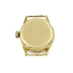 Vintage Rolex Precision Ladies 18k Watch Ref 4779 Silver Dial 20mm #W117876-1