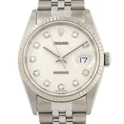 AUTHENTIC ROLEX DATEJUST 16234G SSXWG AUTOMATIC SERIAL INFO:K SERIAL  #270-00...