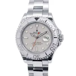 STEEL/PT950 SILVER DIAL