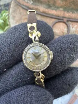 ROLEX 14KT GOLD VINTAGE LADIES COCKTAIL WATCH RUNNING
