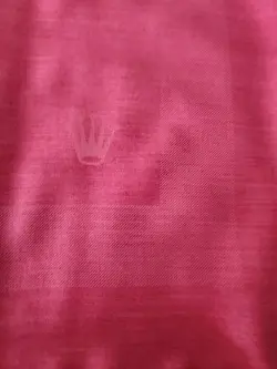 NIB ROLEX Silk Cashmere Fuschia Scarf Watch New in Box 52 x 52 Fringed Italy