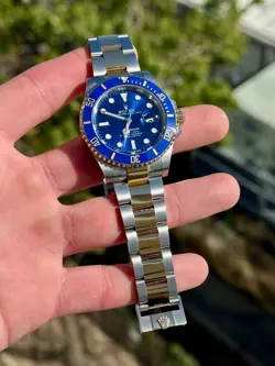 BLUE W/ ROLEX