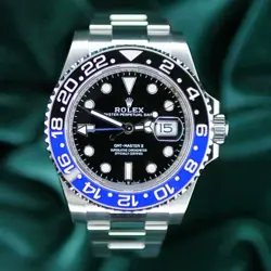 NEW UNWORN 2024 ROLEX GMT-MASTER II BATMAN BLACK BLUE STEEL FULL SET 126710BLNR