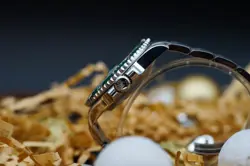 40MM GREEN STAINLESS