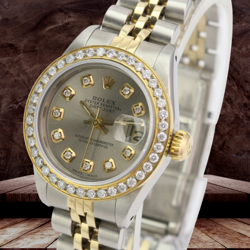 GREY DIAL DIAMOND