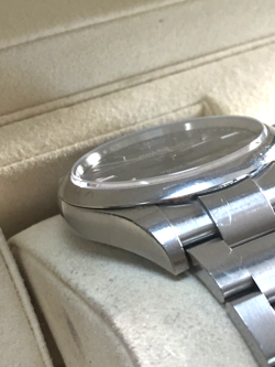 39MM RHODIUM STAINLESS